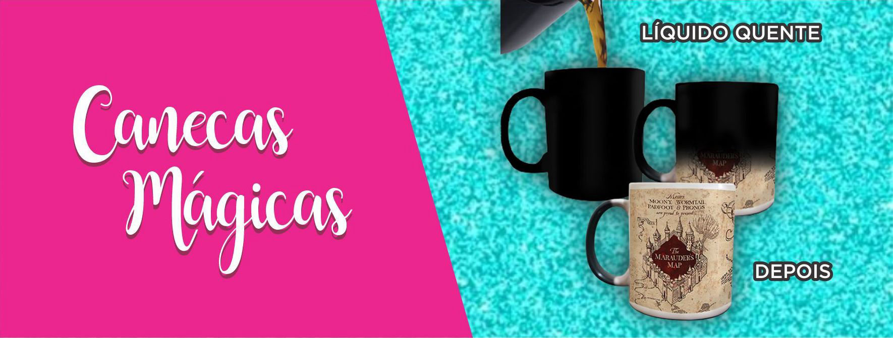 Canecas Personalizadas de Porcelana Mágica